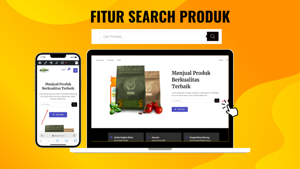 Menambahkan Fitur Pencarian Produk Toko Online