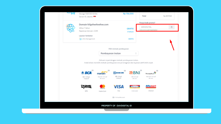 Cara beli hosting dan domain