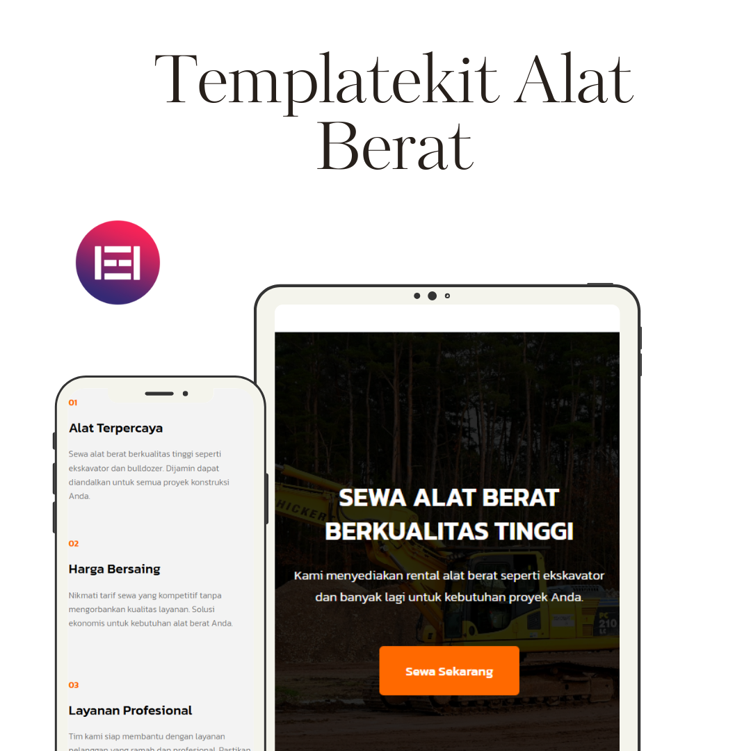 Templatekit Alat Berat